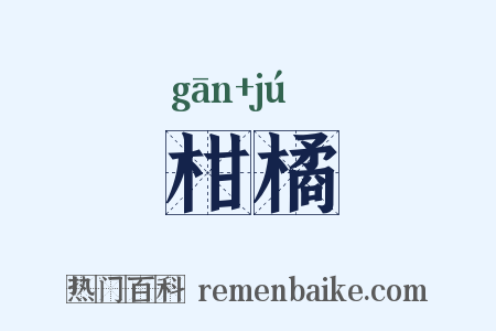 柑橘是什么意思的图片